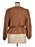 Express 100% Polyester Brown 3/4 Sleeve Blouse Size XL - photo 2