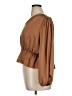 Express 100% Polyester Brown 3/4 Sleeve Blouse Size XL - photo 5