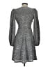 Donna Morgan 100% Polyester Tweed Silver Cocktail Dress Size 0 - photo 2