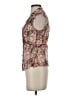 Etcetera Pink Sleeveless Silk Top Size 0 - photo 5