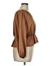 Express 100% Polyester Brown 3/4 Sleeve Blouse Size XL - photo 4