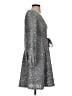 Donna Morgan 100% Polyester Tweed Silver Cocktail Dress Size 0 - photo 4