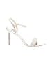 Badgley Mischka Silver Sandals Size 11 - photo 1