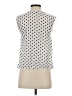Shein 100% Polyester Polka Dots White Sleeveless Blouse Size 2 - photo 2