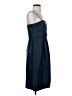 Ann Taylor Solid Blue Cocktail Dress Size 4 - photo 4
