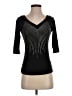 Bebe Black 3/4 Sleeve Top Size S - photo 1