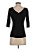 Bebe Black 3/4 Sleeve Top Size S - photo 2