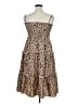 Shein 100% Polyester Animal Print Tan Cocktail Dress Size XL - photo 2