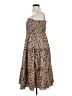 Shein 100% Polyester Animal Print Tan Cocktail Dress Size XL - photo 5