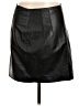MNG 100% Leather Black Leather Skirt Size 12 - photo 1