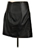 MNG 100% Leather Black Leather Skirt Size 12 - photo 2