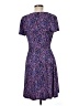Wisp Print Purple Casual Dress Size 8 - photo 2