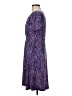 Wisp Print Purple Casual Dress Size 8 - photo 5