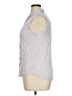 Universal Thread 100% Rayon Stripes Silver Sleeveless Button-Down Shirt Size XL - photo 5