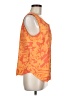 Croft & Barrow 100% Polyester Orange Sleeveless Blouse Size M - photo 4