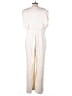 Unbranded 100% Polyester Solid Ivory Jumpsuit Size XL - photo 2