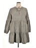 Dylan 100% Cotton Gray Casual Dress Size XL - photo 1
