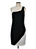Single Color Block Black Cocktail Dress Size 2 - photo 1