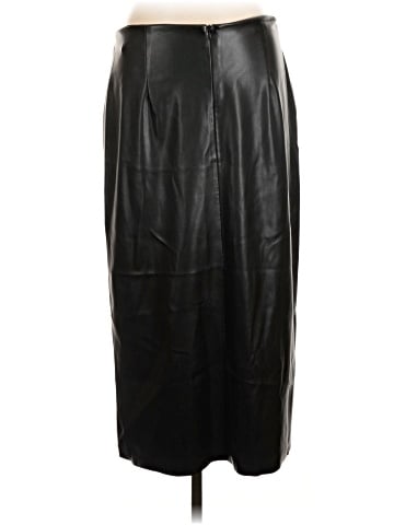 T Tahari Faux Leather Skirt (view 2)