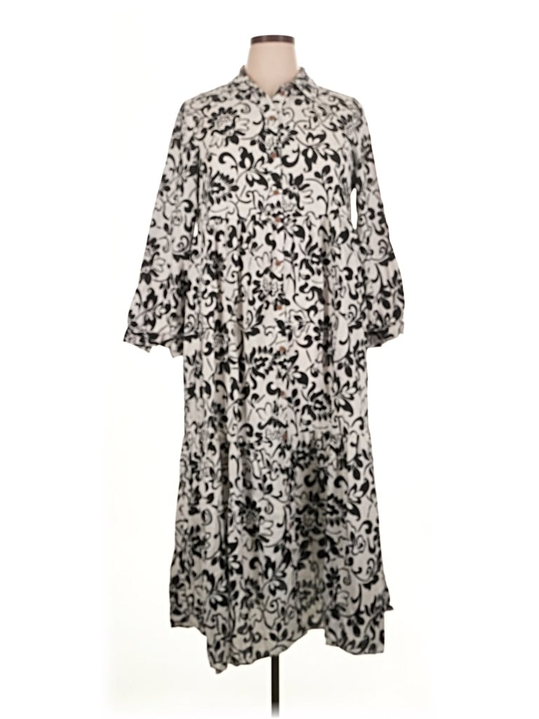 Pre-owned J By Joie Casual Dress In Gray