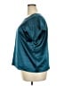 Unbranded Metallic Teal Short Sleeve Blouse Size XXL - photo 5