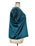 Unbranded Metallic Teal Short Sleeve Blouse Size XXL - photo 4