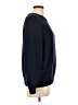 Pull&Bear Solid Blue Pullover Sweater Size L - photo 4