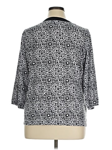 Cathy Daniels 3/4 Sleeve Blouse (view 2)