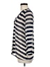Joie 100% Silk Stripes Silver Blouse Size M - photo 5