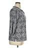 Cathy Daniels Silver 3/4 Sleeve Blouse Size XL - photo 4