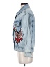 Maje Graphic Blue Denim Jacket Size EU (FR) 36 / US 4 - photo 5