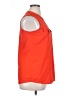 Calvin Klein Orange Sleeveless Button-Down Shirt Size 16 (estimated) - photo 4
