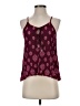 LUQ Burgundy Sleeveless Blouse Size S - photo 1