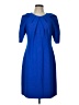 Kobi Halperin Solid Blue Cocktail Dress Size L - photo 1