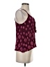 LUQ Burgundy Sleeveless Blouse Size S - photo 4