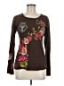ADAY Brown Tan Long Sleeve Top Size M - photo 1