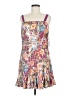 Aqua 100% Polyester Paisley Purple Cocktail Dress Size M - photo 1