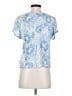 Sigrid Olsen 100% Linen Blue Short Sleeve Blouse Size S - photo 2