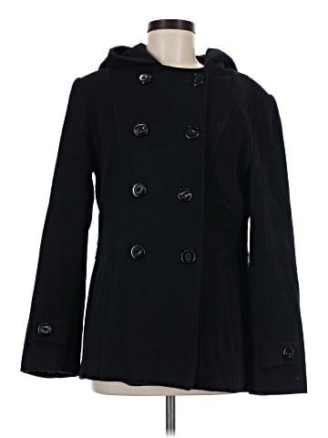 St. John's Bay Wool Coat (view 1)