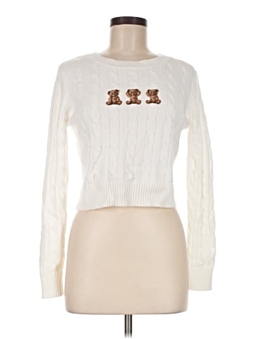 Orange Kiss Pullover Sweater (view 1)