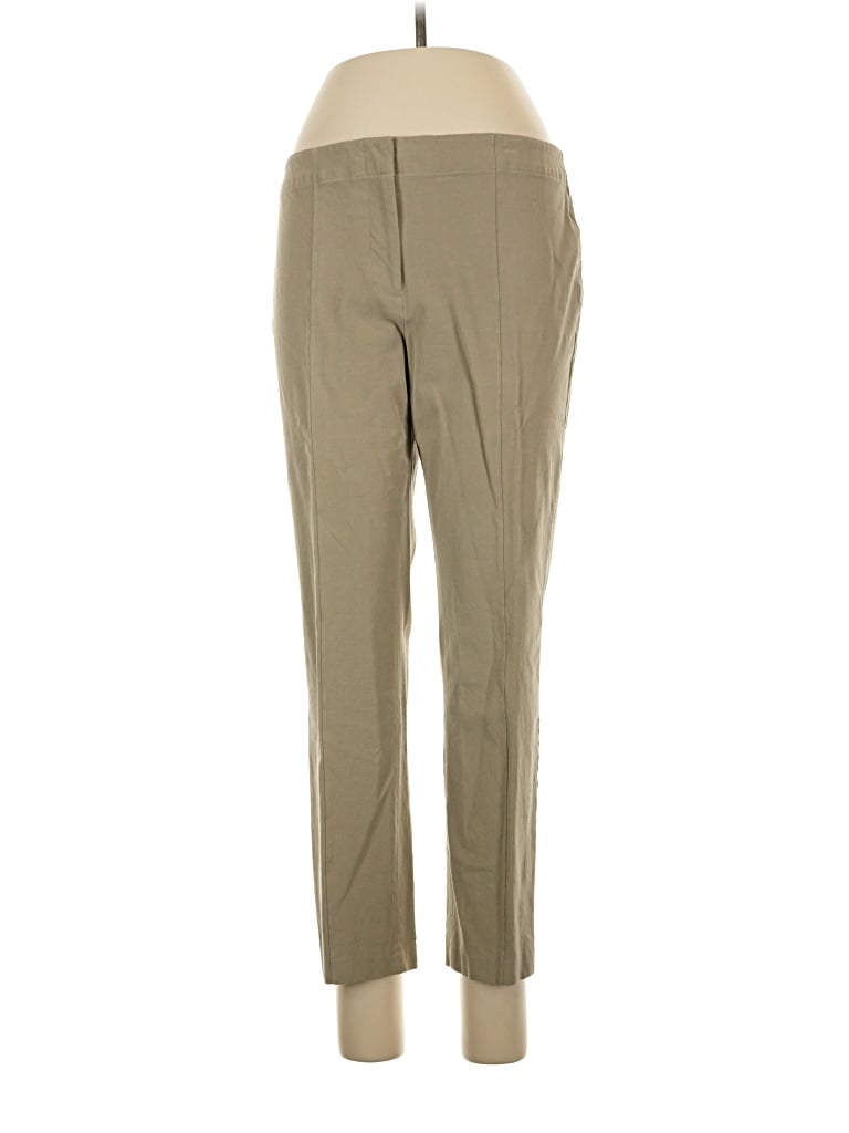 Pre-owned Jjill Khaki Pant In Tan