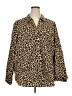 Ashley Stewart Animal Print Brown Long Sleeve Blouse Size 28 - photo 1