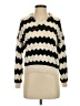 Assorted Brands Chevron-herringbone Ivory Pullover Sweater Size 4 - photo 1