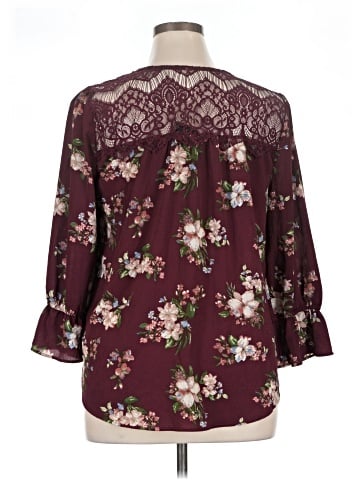 Perch by Blu Pepper 3/4 Sleeve Blouse (view 2)
