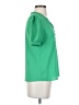 CeCe Green Short Sleeve Blouse Size XS - photo 4
