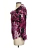 St. John Purple 3/4 Sleeve Blouse Size 4 - photo 5