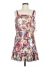 Aqua 100% Polyester Paisley Purple Cocktail Dress Size M - photo 1