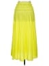 Current Air 100% Polyester Yellow Casual Skirt Size M - photo 2