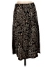 Vince Camuto 100% Polyester Paisley Black Casual Skirt Size S (petite) - photo 1