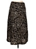 Vince Camuto 100% Polyester Paisley Black Casual Skirt Size S (petite) - photo 2